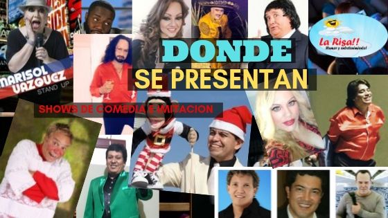 imitadores y comediantes