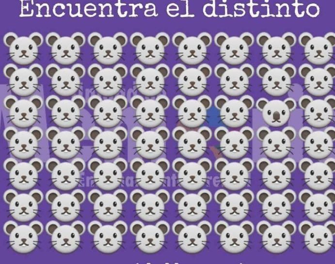 encuentra el que es distinto