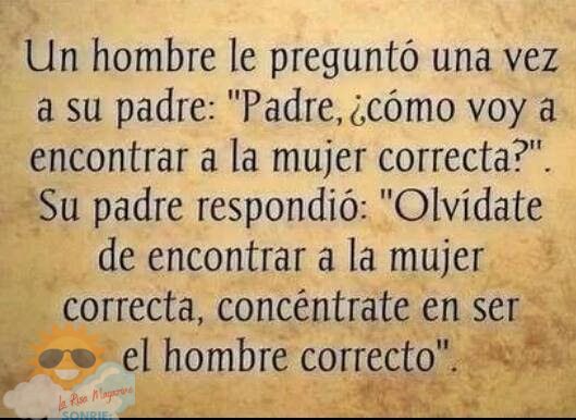 Hombre correcto. Frases. La Risa Magazine