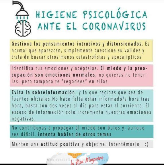 psicologia del coronavirus