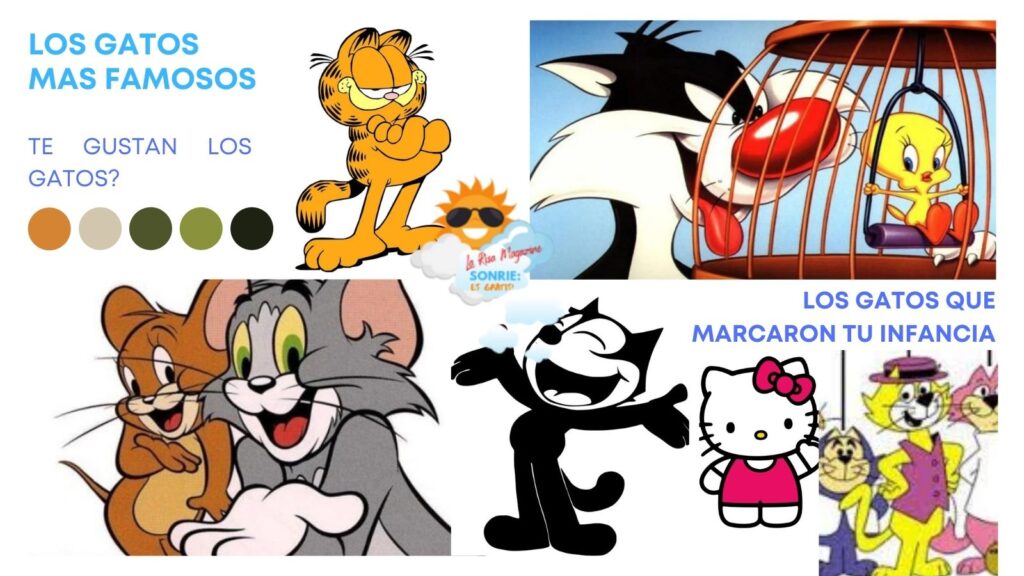 Sabes los nombres de los Gatos Famosos